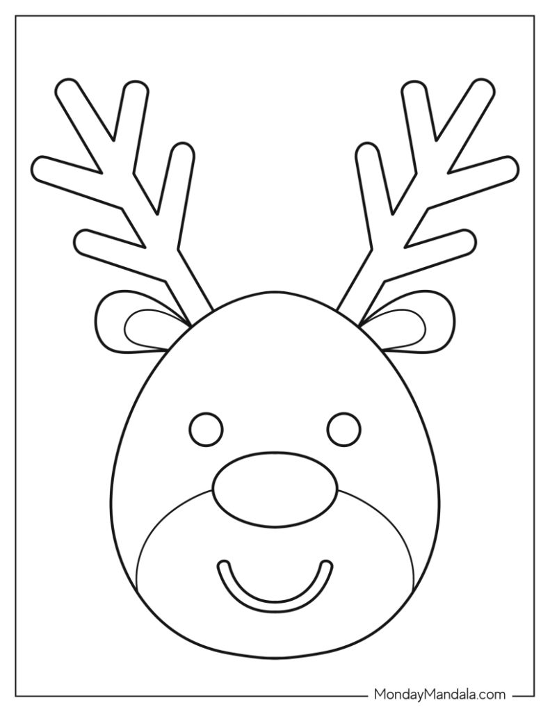 42 reindeer templates (free pdf printables)